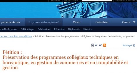 Coalition Pour Le Maintien Des Programmes Techniques De Bureautique ...